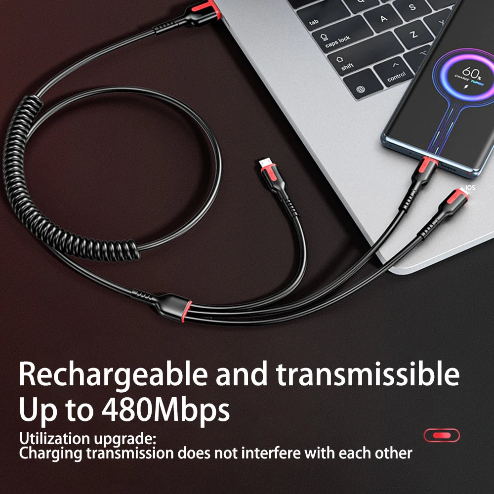 3/1 high speed charging cable USB-C